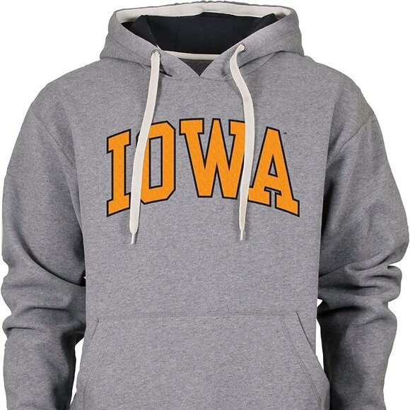 OURAY Sportswear NCAA Iowa Hawkeyes Legacy Nuvola Hooded Sweatshirt Black - Picture 4 of 5